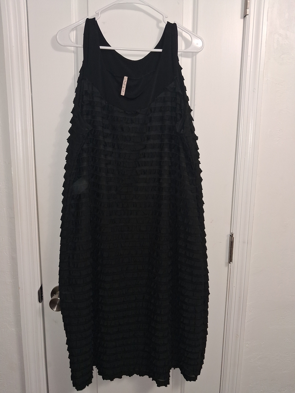 Women's Sleeveless Ruffled A-line Dress